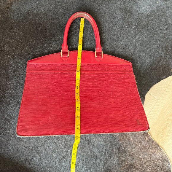 Louis Vuitton Epi Riviera Handbag Red - Picture 8 of 10